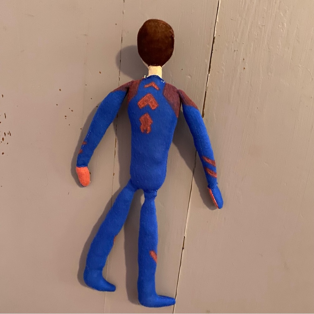 🕸️SPIDER-MAN 2099🕸️ 11” Custom PLUSH Miguel O’hara HANDMADE Collectible DOLL - Picture 12 of 13